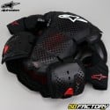 Giubbotto protettivo Alpinestars A-10 nero e rosso