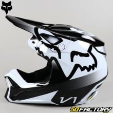 Helmet cross child Fox Racing V1 Leed black and white
