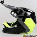 Helmet cross Fox Racing V1 Xpozr black and neon yellow