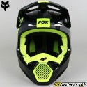 Helmet cross Fox Racing V1 Xpozr black and neon yellow