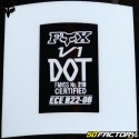 Capacete cross Fox Racing V1 Leed preto e branco