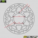 Disco de freno delantero derecho Honda Monkey,  MSX 125...Ã˜220 mm NG Brakes