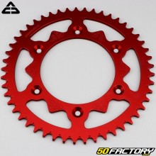 Couronne 49 dents alu 520 Honda CR 250, CRF 450... ACD rouge