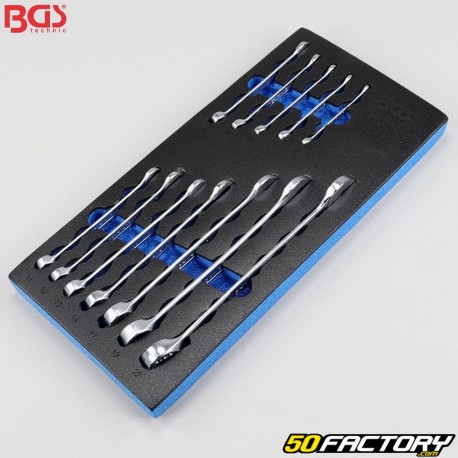 Combination flat keys for BGS roller cabinet drawer (12 pieces)