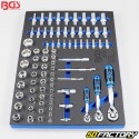 Ratchets and sockets for BGS trolley drawer (80 pieces)