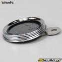 Chaft chrome round sticker holder