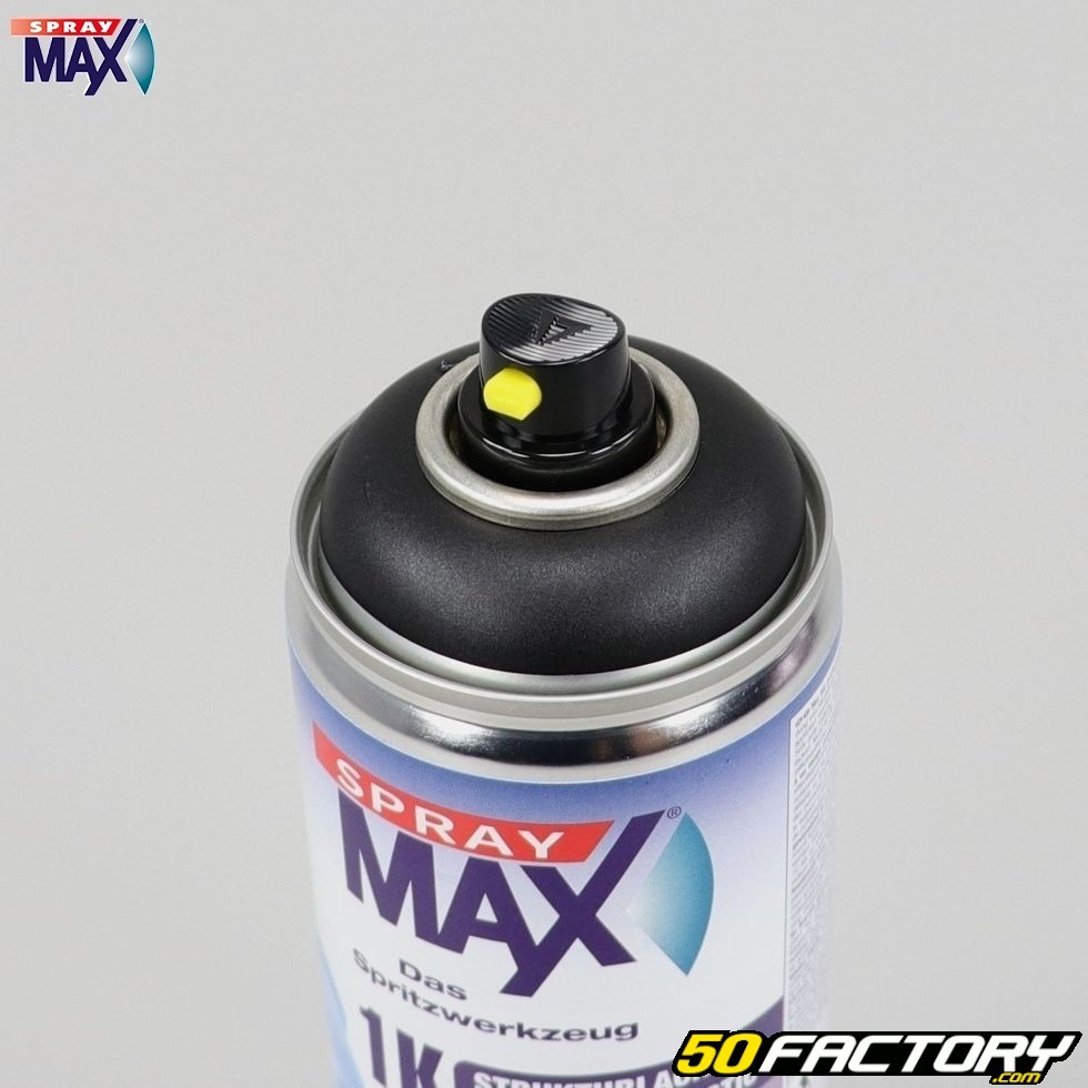 Peinture 1K qualité professionnelle Spray Max noir 400ml pour moto.