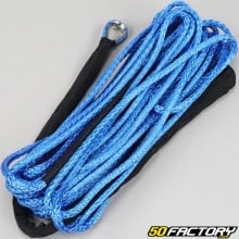 Synthetic winch cable Ø5 mm x 15 m blue