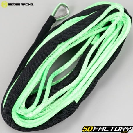 Cable cabrestante sintético Ø5 mm x 15 m Moose Racing verde