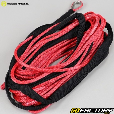 Cavo sintetico per verricello Ã˜5 mm x 15 m Moose Racing rosso