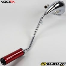 Exhaust pipe Beta RR 50 (from 2021) Voca Cross Rookie chrome silent red