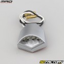 4 led license plate light illumination Mad matte aluminum