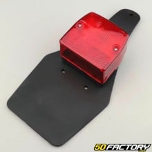 Red rear light with original type rubber flap Ulo 224, Luxor 120 (without reflectors) Peugeot 103 Clip, SPX...