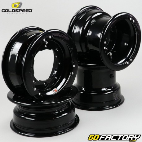 Aros Beadlock (sem trastes) Yamaha YFZ450, Warrior 350, Kawasaki KFX, Honda TRX 400 ... Goldspeed preto