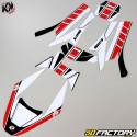 MBK Graphic Kit Booster,  Yamaha Bw (antes del 2004) tipo Kutvek aniversario rojo