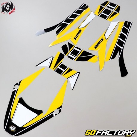MBK Graphic Kit Booster,  Yamaha Bw&#39;s (antes del 2004) tipo Kutvek aniversario amarillo