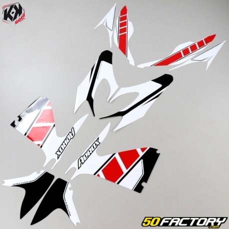 MBK Graphic Kit Nitro,  Yamaha Aerox (1998 - 2012) Kutvek type anniversary red
