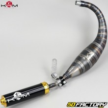 Terminale scarico AM6 Minarelli KRM Pro Ride 70/78cc Silenziatore dorato