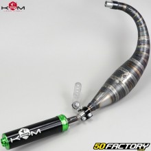 Terminale scarico AM6 Minarelli KRM Pro Ride 70/78cc Silenziatore verde