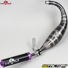 Exhaust pipe AM6 Minarelli KRM Pro Ride 80/90cc muffler purple