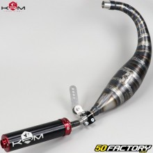 Terminale scarico AM6 Minarelli KRM Pro Ride 80/90cc Silenziatore rosso