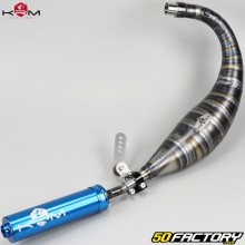 Terminale scarico AM6 Minarelli KRM Pro Ride 90/100cc Silenziatore blu