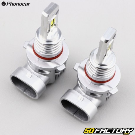 Headlight bulbs HB3, HB4 12V 25W Phonocar leds (lot of 2)