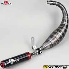 Terminale scarico AM6 Minarelli KRM Pro Ride 90/100cc Silenziatore rosso