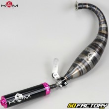 Terminale scarico Derbi KRM Pro Ride 70/78cc Silenziatore rosa