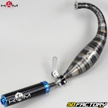 Terminale scarico Derbi KRM Pro Ride 70/78cc Silenziatore blu