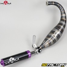 Terminale scarico Derbi KRM Pro Ride 70/78cc Silenziatore viola