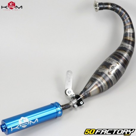 Exhaust Derbi KRM Pro Ride 70/78cc muffler full blue