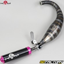 Terminale scarico Derbi KRM Pro Ride 80/90cc Silenziatore rosa