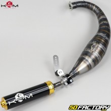 Exhaust pipe Derbi KRM Pro Ride 80/90cc muffler gold