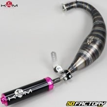 Exhaust pipe Derbi KRM Pro Ride 90/100cc muffler pink