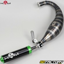 Exhaust pipe Derbi KRM Pro Ride 90/100cc muffler green