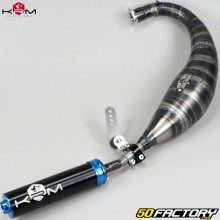 Exhaust pipe Derbi KRM Pro Ride 90/100cc muffler blue