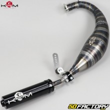 Terminale scarico Derbi KRM Pro Ride 90/100cc Silenziatore nero