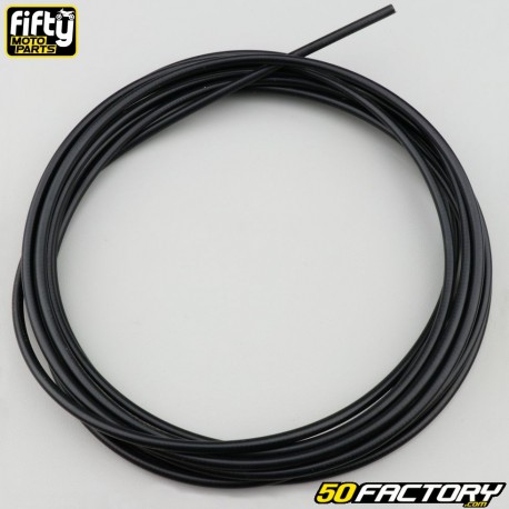 Cubierta del cable de gas, starter, descompresor y freno Fifty negro 5 mm (5 metros)