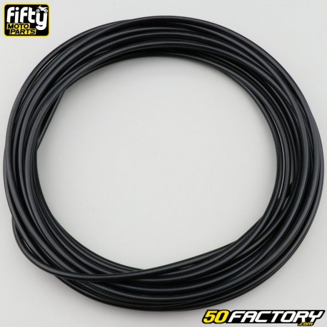 Cubierta del cable de gas, starter, descompresor y freno Fifty negro 5 mm (10 metros)