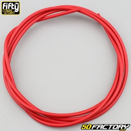 Cubierta del cable de gas, starter, descompresión y freno rojo 5 mm (2 metros) Fifty