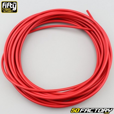Capa de cabo de gás, startdescompressor e freio Fifty vermelho 5 mm (10 metros)
