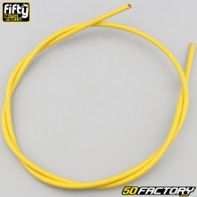 Guaina del gas, starter, decompressore e freno giallo 5 mm (1 metri) Fifty