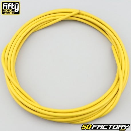 Cubierta del cable de gas, starter, descompresión y freno amarillo 5 mm (5 metros) Fifty