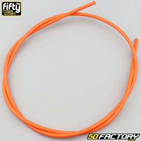 Gaine de câble de gaz, starter, décompresseur et frein Fifty orange 5 mm (1 mètre)
