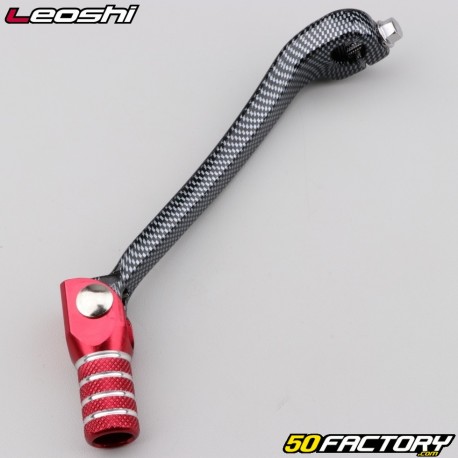 Seletor de marcha Honda CRF 450 R (2008 - 2010) vermelho e carbono