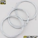 Cables y fundas de acelerador, starter, descompresor y frenos Peugeot 103 Fifty negro (kit)