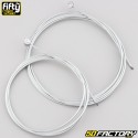 Cables and gas ducts, starter, decompressor and brakes Peugeot 103 Fifty white (kit)