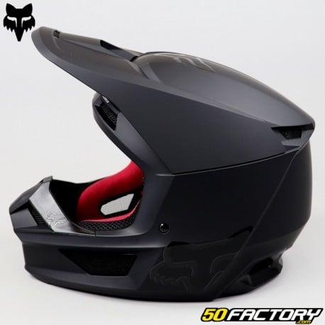 Casco cross Fox Racing V1 nero opaco