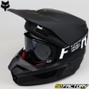 Casco cross Fox Racing V1 nero opaco